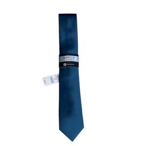 NWT Alfani men’s solid texture teal tie